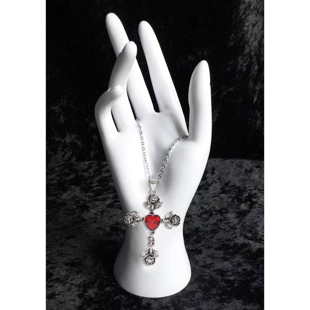 Изысканное мастерство Ожерелья Ювелирные изделия Винтажный Кулон-крест с шипами и готическим шармом для собраний