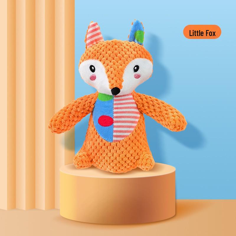 Interactive Cotton Rope Dog Toy with Plush & Sound Features