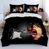3D Classical Guitar Electric Guitar Comforter Bedding Set,Duvet Cover Bed Set Quilt Cover Pillowcase,King Queen Size Bedding Set