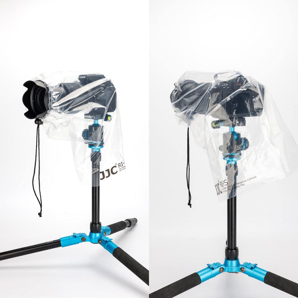 JJC 2 шт. полностью прозрачный чехол от дождя для объектива зеркальной камеры, длина совместима с Sony A6700 A6600 A6500 A6400 A6300 A6100 A6000 Nikon Z8 Z5 Z50