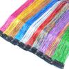 Hair Tinsel Shiny Wire Hair Extension Hair Styling Accessory Seamless Hair Extension Wig Piece