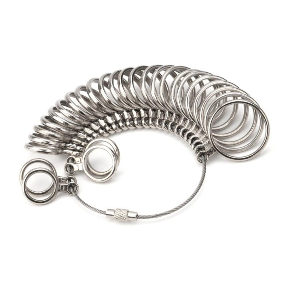 Accurate Measurement Ring Measurement Tool Finger Ring Gauge Kit Jewelry Sizing Measuring
