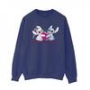 Womens/Ladies Lilo And Stitch Ohana Heart With Angel Sweatshirt
