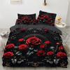 Комплекты постельного белья 3d Пододеяльник Комплект 23 шт DuvetQuiltComforter Комплекты постельного белья постельное белье Boho Damask Garden Blue butterfly