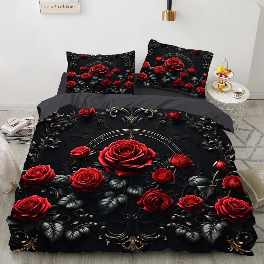 Комплекты постельного белья 3d Пододеяльник Комплект 23 шт DuvetQuiltComforter Комплекты постельного белья постельное белье Boho Damask Garden Blue butterfly