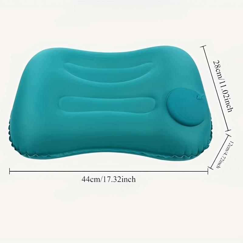 Portable Travels Pillow Air Inflatable Airplane Car Pillows Folding Press Type Bed Pillows Neck Cushion For Home Office Supplies