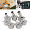 High Temperature Resistant Tips Hot Air Gun Resisting Nozzles Set of 7 Stainless Steel Nozzles for Quick 861DW Heat Gun