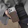 Корейский Ins Коричневый Чехол для Телефона в Горошек для iPhone 17 16e 16 15 14 13 12 11 Air Pro Max X XR XSMAX 8 Plus Роскошный Прозрачный Задний Чехол