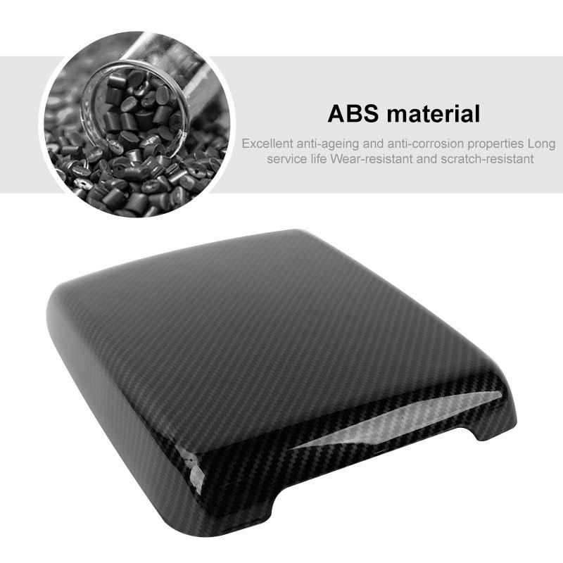 Декоративная панель для подлокотника ABS, наклейка на крышку для Dodge Challenger 2009-2014, аксессуары для салона автомобиля