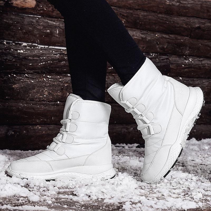 Зимние женские зимние ботинки плюс бархатная хлопковая обувь, теплые женские ботинки 36-42
