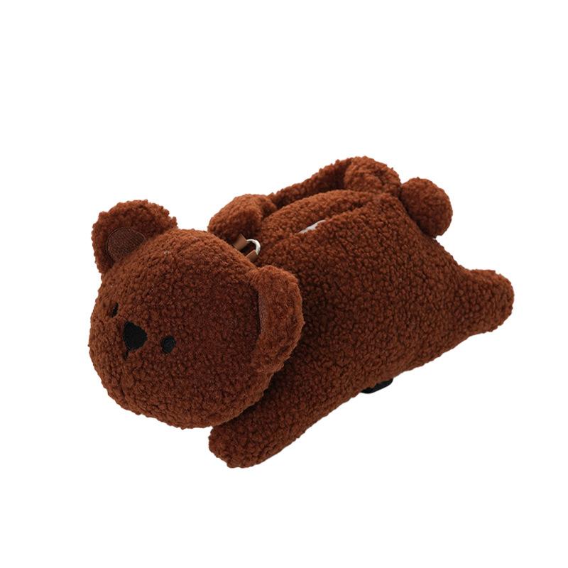 Car Hanging Plush Cartoon Tissue Box For Armrest Box