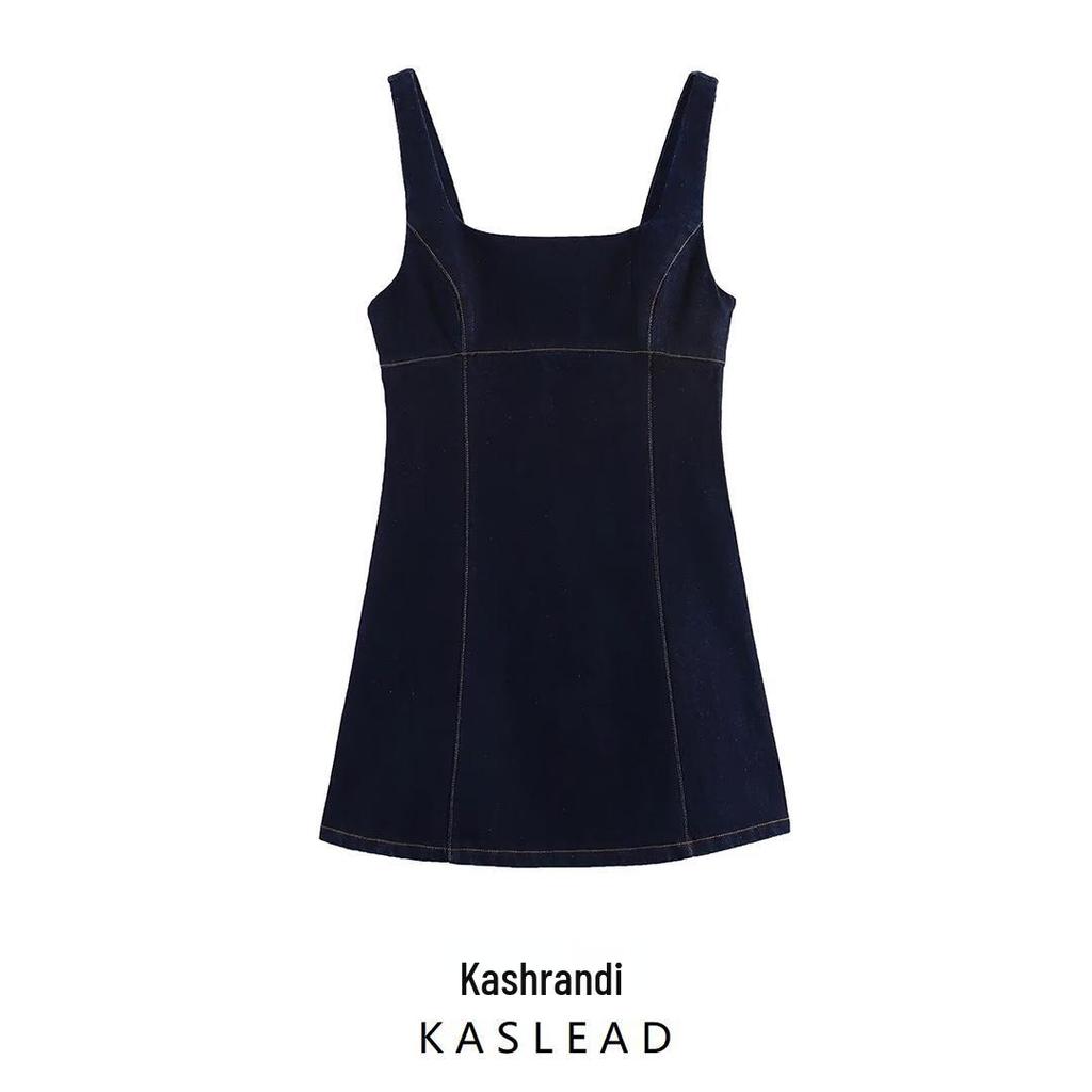 2025 Spring Women's European & American Slim Denim Dress