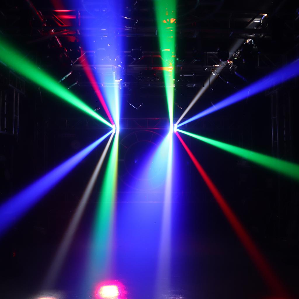 AC90-240V 40W RGBW 7/15 каналов светодиодов сценический светильник с поддержкой DMX512/звука