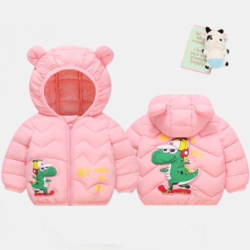 Зимняя Новинка для Девочек Детская Хлопковая Одежда Теплые Пальто