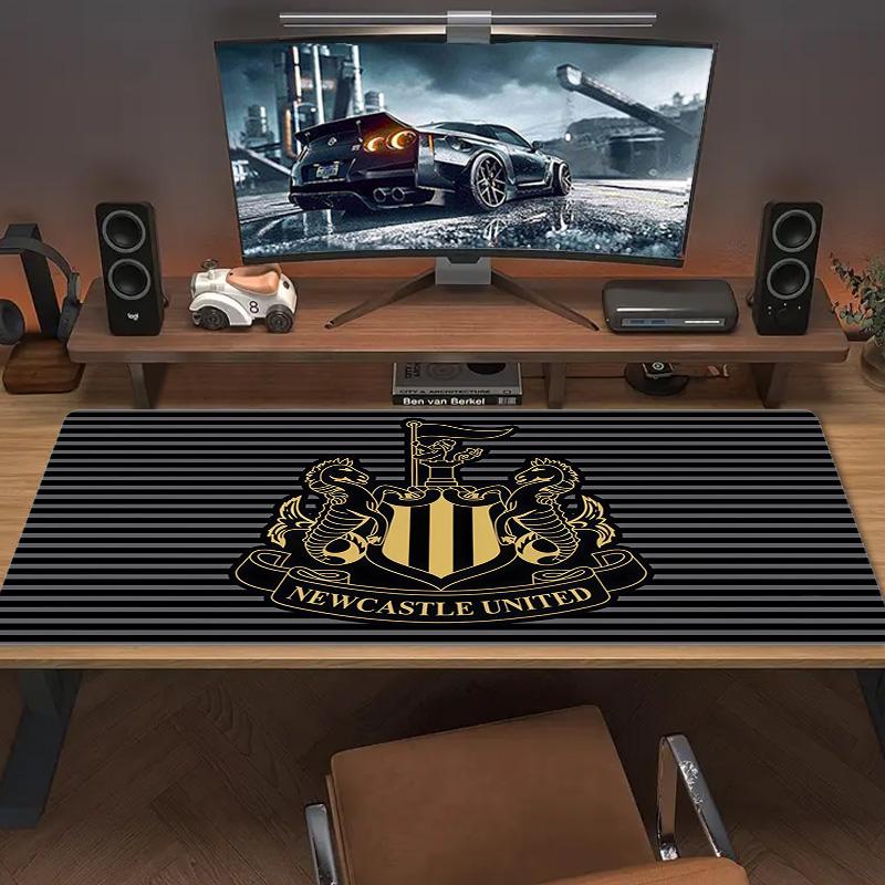 Newcastle United FC Print Cushion Non-slip Laptop Tablet Big Mousepad XXL Mat Mini PC Playmat With Lock edge