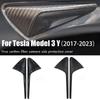 Имитация карбона для Tesla 2021 2022 2023 Модель Y 3 Защитная накладка на крыло для боковой камеры Глянцевый Матовый Цвет Amagi