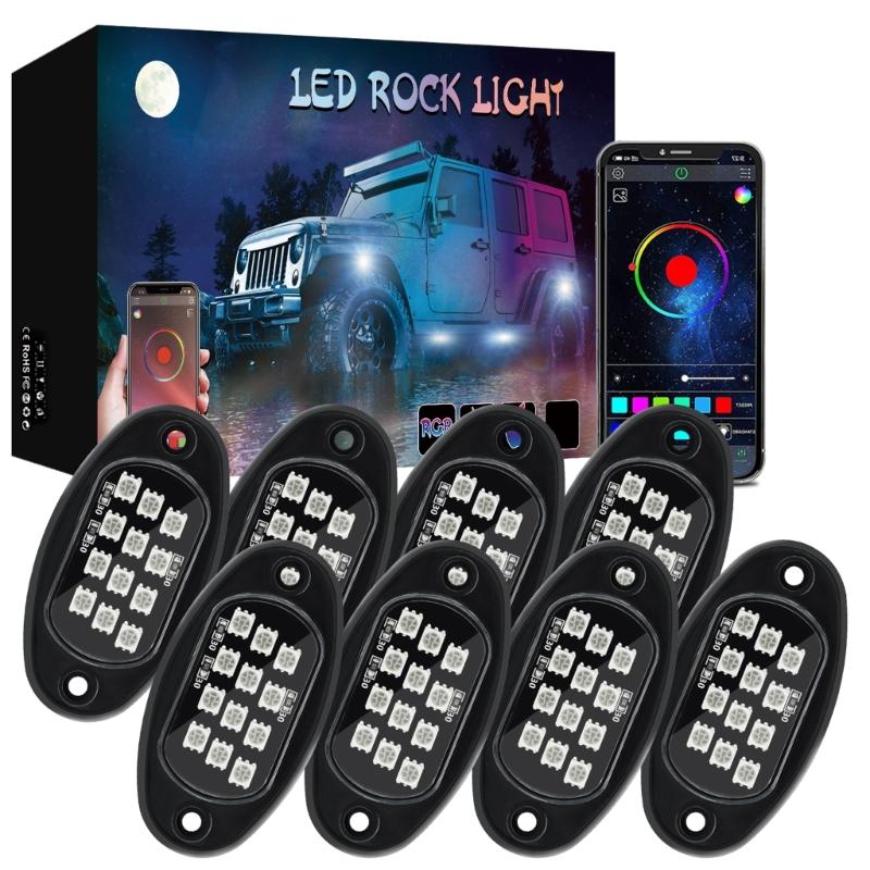 Underglow Light for Truck Pickups ATV UTV SUV Remote Control Trail Rig Lamp