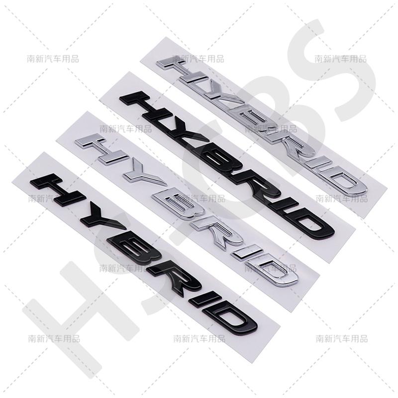 ABS Oil Electric Hybrid Vehicle Logo Car Rear Trunk Emblem Badge For Lexus RX270 RX350 CT200H GX400 ES350 ES300h NX300 NX200t LX