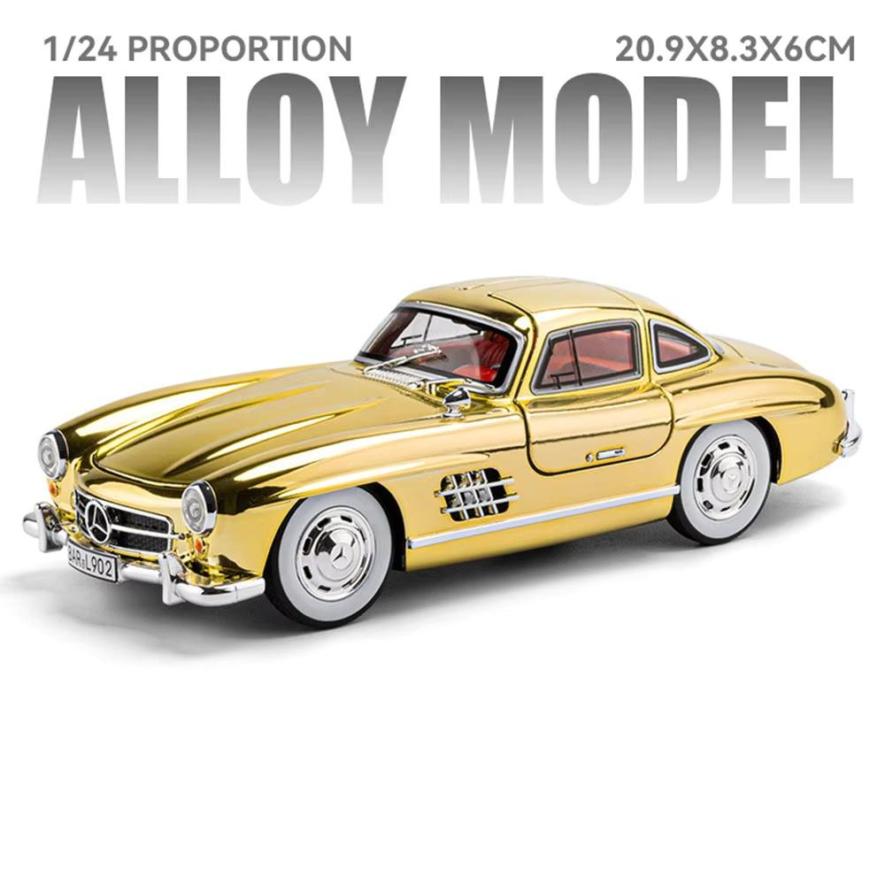 1:Масштаб 1:24 Vision GT 300SL Модель автомобиля Игрушка Двери Открываются Рулевое управление Колесами Металлическая Литая Модель Автомобиля Коллекция Подарки для Мальчиков