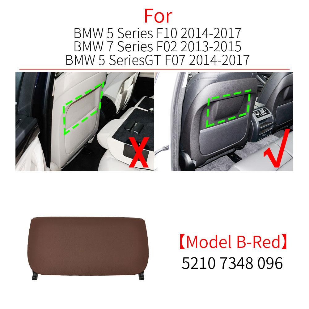 Для BMW F10 F10 F06 F07 F02 Панель спинки автомобильного сиденья Кожаная задняя часть спинки Карман для хранения Чехол Аксессуар Для BMW 5 6 7 Серии 520 630 740