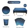 53Pcs/set Galaxy Party Disposable Tableware Starry Night Sky Paper Plate Cup Tablecloth Kids Outer Space Birthday Decor Supplies
