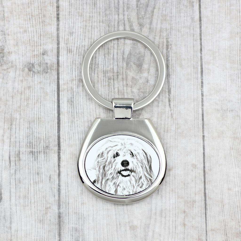 Coton De Tulear, Cotie - Keychain with a Dog, Keychain with a Print, Personalized Pendant from the Art-Dog Brand