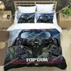 Movie Top Gun Printed Comfortable Duvet Quilt Cover Pillowcase Bedding Set Children Bedroom Decoration Home Textile