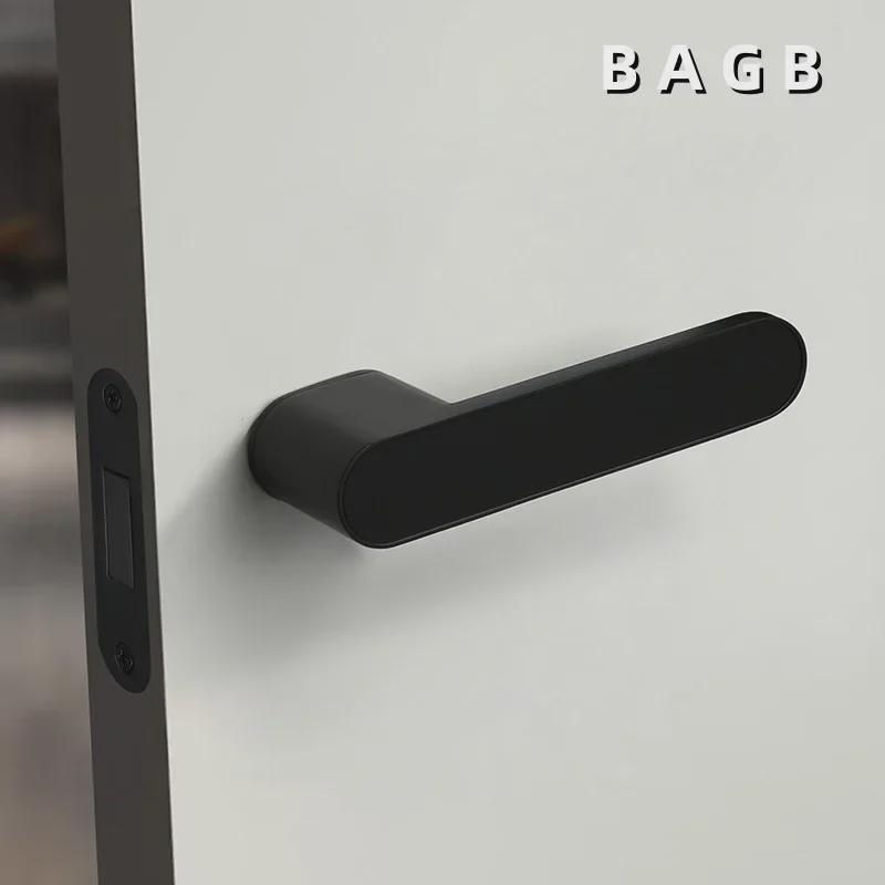 BAGB Italian Minimalist Silent Magnetic Door Lock for Indoor Bedrooms
