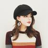 Woolen Beret Autumn and Winter Versatile Solid Color Newsboy Painter Hat Trendy Duck Tongue Octagonal Hat