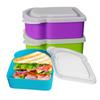 Toast Shaped Silicone Sandwich Box Airtight Food Container BPA Free Portable Lunch Box  For Travel
