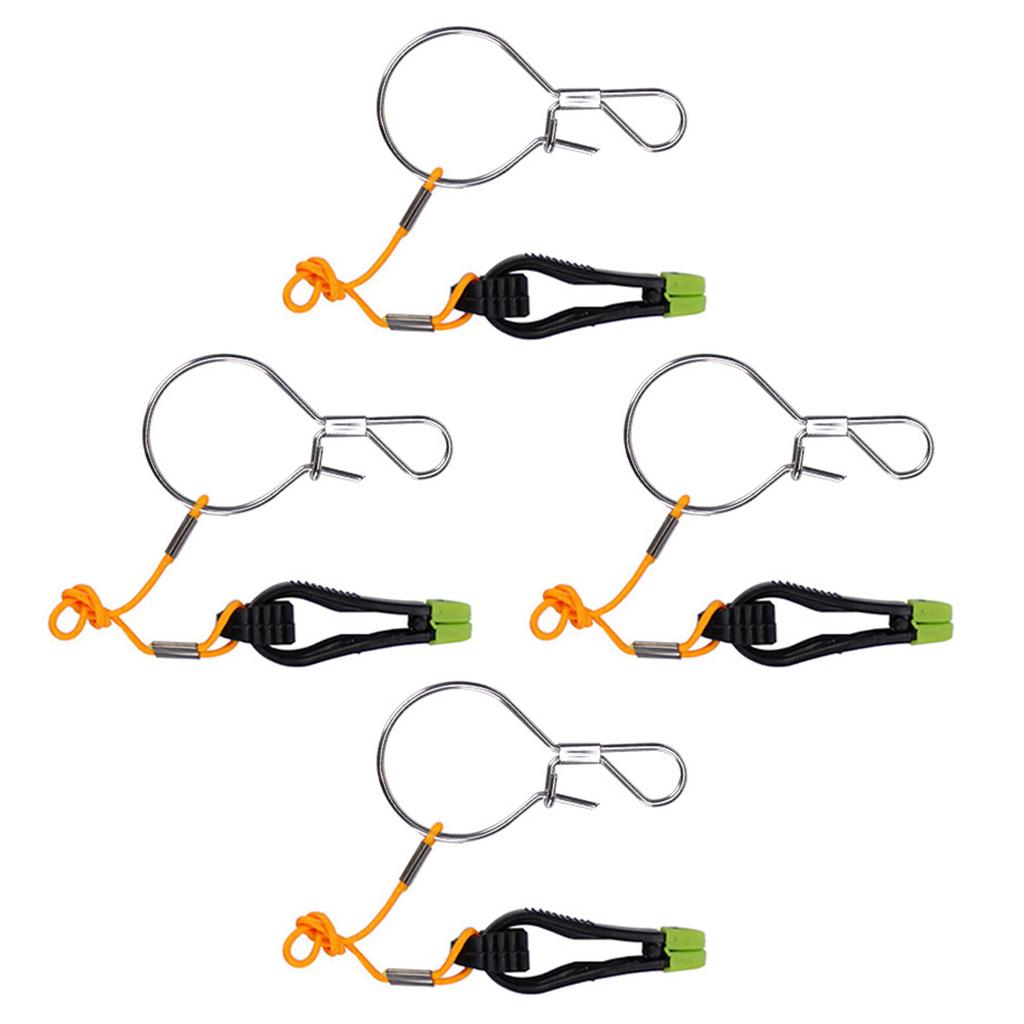 4 шт. Power Grip Plus клипсы для освобождения лески рыболовные даунриггеры освобождение защелка грузила зажим для Outrigger Planer Board