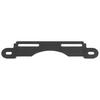 Motorcycle License Plate Holder Sturdy Replacement Black Number Plate Bracket for