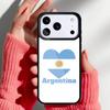 Argentina Flag Phone Case for iPhone 17 16 15 14 13 Pro Max Back Cover for 12 11 Pro Coque