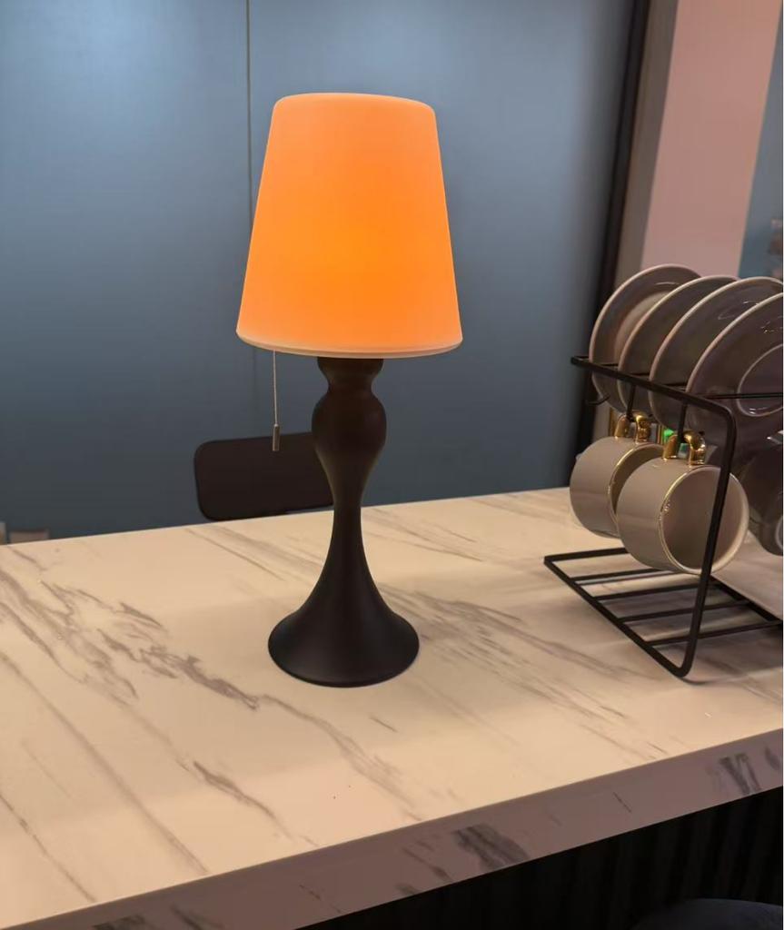 Bronze Rechargeable LED Table Lamp Wireless Cordless Touch Control Stepless Dimmable Bedside Lamps for Bedroom Dining Room
