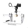 Boat Rod Rest Fishing Holder Adjustable Practical Lightweight Clamp On Type Bridge Railing