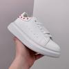 White Sneakers for Women Men Genuine Leather Fashion Ladies Casual Versatile Thick Sole Trainers Shoes