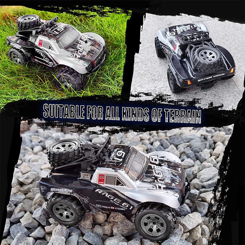 Высокоскоростной 1:18-колесный внедорожный радиоуправляемый автомобиль - Гоночная и скалолазная игрушка для коротких трасс