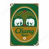 Chang Beer Metal Signs Club Mural Garage Decoration Customize Tin Sign Posters