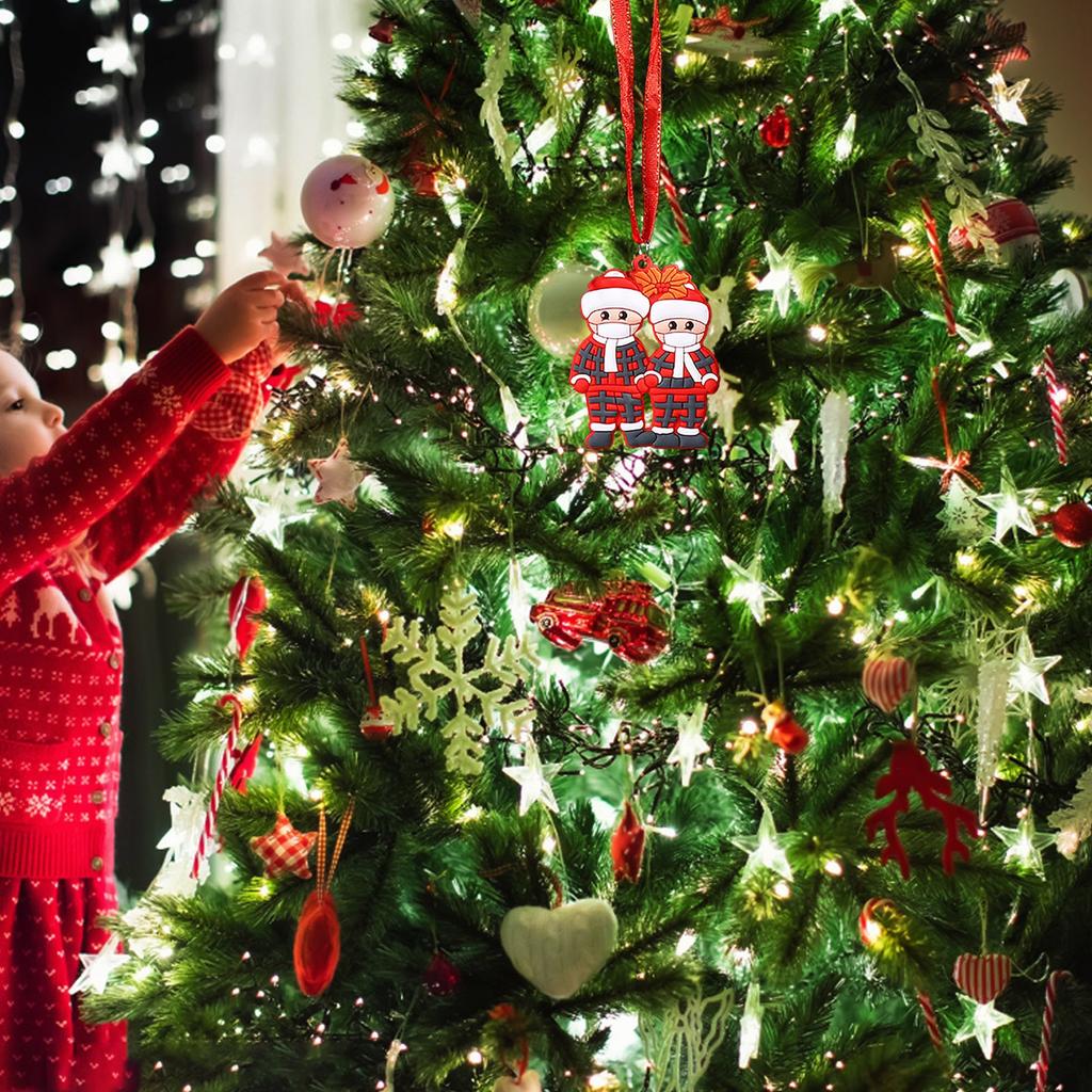 Персонализированные семейные рождественские елочные безделушки, украшения для семьи, 2021, рождественские праздничные украшения