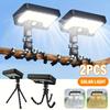 Flexible Octopus Tripod Motion Sensor Outdoor Light, Dual Charging Solar Camping Light, Adjustable Touch Arm, RV Garden and Courtyard Decoration