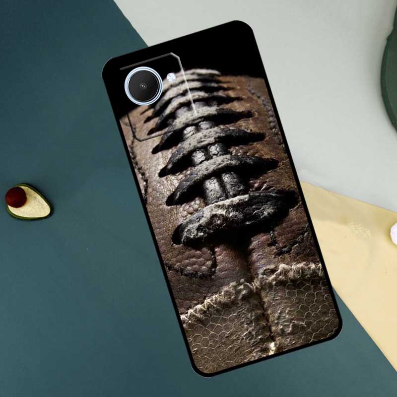 American Football Sport For Realme C55 C71 C75 C67 C63 C51 C61 C53 C35 C65 11 12 13 14 15 Pro Plus GT6 GT7 Pro Case