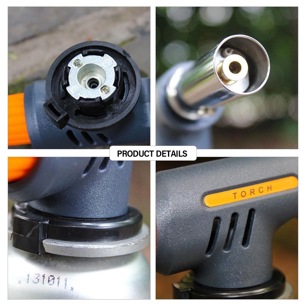 Бутановая горелка, сварочная горелка с вращающейся на 360 градусов конструкцией и предохранительным замком для барбекю