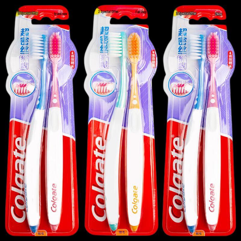 Colgate Сверхмягкая зубная щетка для ухода за деснами, семейная упаковка