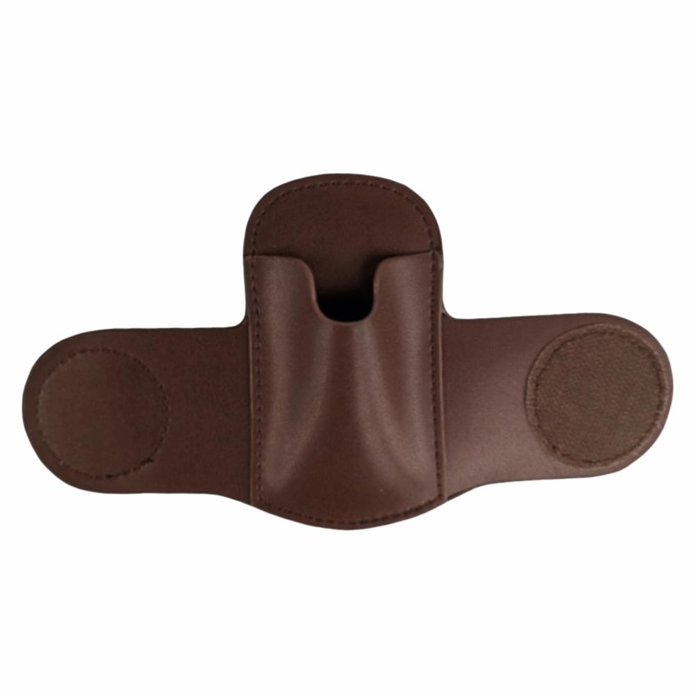 Hook Loop Closure Stethoscope Holder Clip PU Leather Durable Stethoscope Holder Compact Magnetic Holder Stethoscope Storage Bag