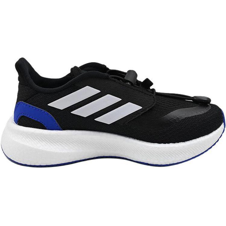 adidas Pureboost 5 Удобные Универсальные Нескользящие Износостойкие Кроссовки с Низким Верхом для Бега Детские Кроссовки Черные JH6233