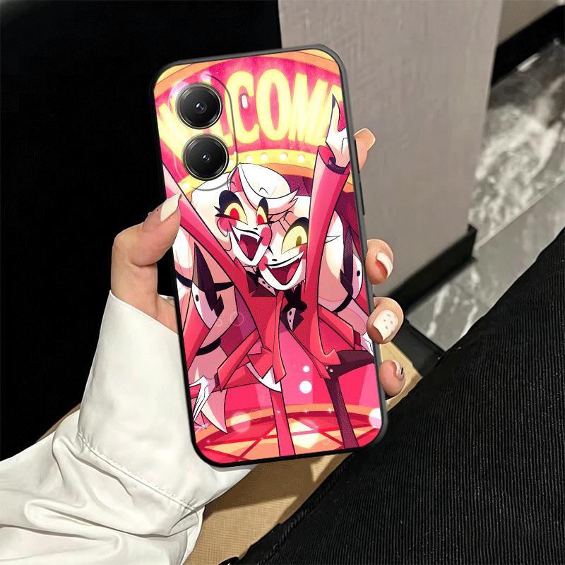 Мягкий чехол для телефона Hazbin Hotel Anime для Xiaomi Poco X5 X6 X7 X8 Pro Max X3 F7 F8 Ultra M8 M7 M6 M5 Redmi 15 15C 14C 13C 12C X4 F6