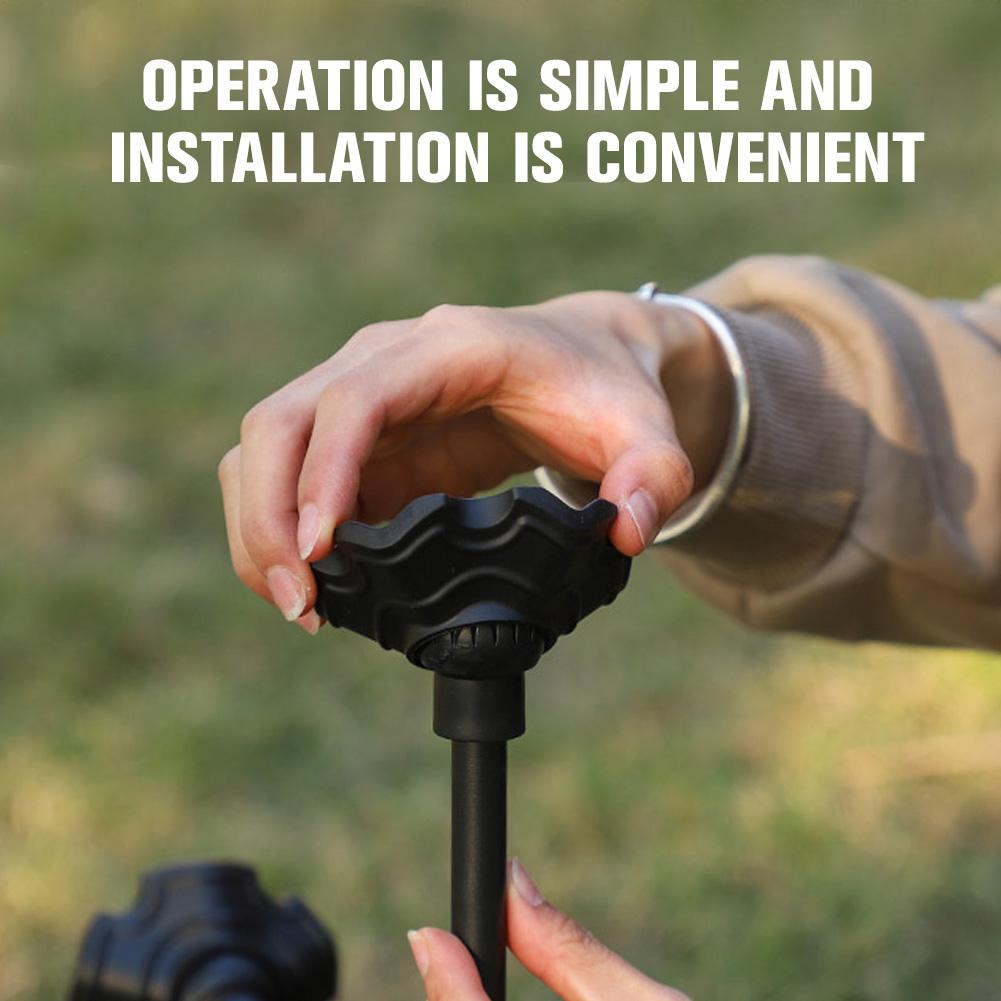 4PCS Outdoor Camping Moon Chair Foot Covers Anti-Slip and Anti-Sink Rotatable Foot Pads Camping Accessories