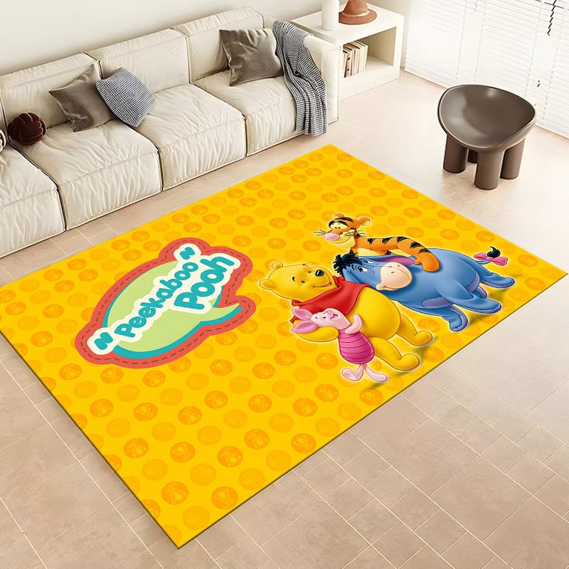 Best Seller!Winnie The Pooh Themed Carpet Kids Room LivingRoom Sofa King Size Mat Multi-scene All Seasons Rug Free Shipping Gift