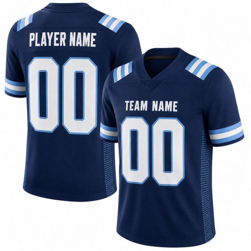 Custom American Football Jersey Adults Unisex Team Uniform With Name Number Sublimation Print