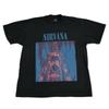 Винтажная футболка Nirvana Sliver 1993 KURT Giant 90-е Группа XL Однострочный шов РЕПРИНТ